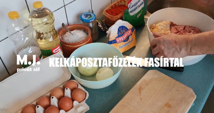 Kelkáposzta főzelék fasírttal